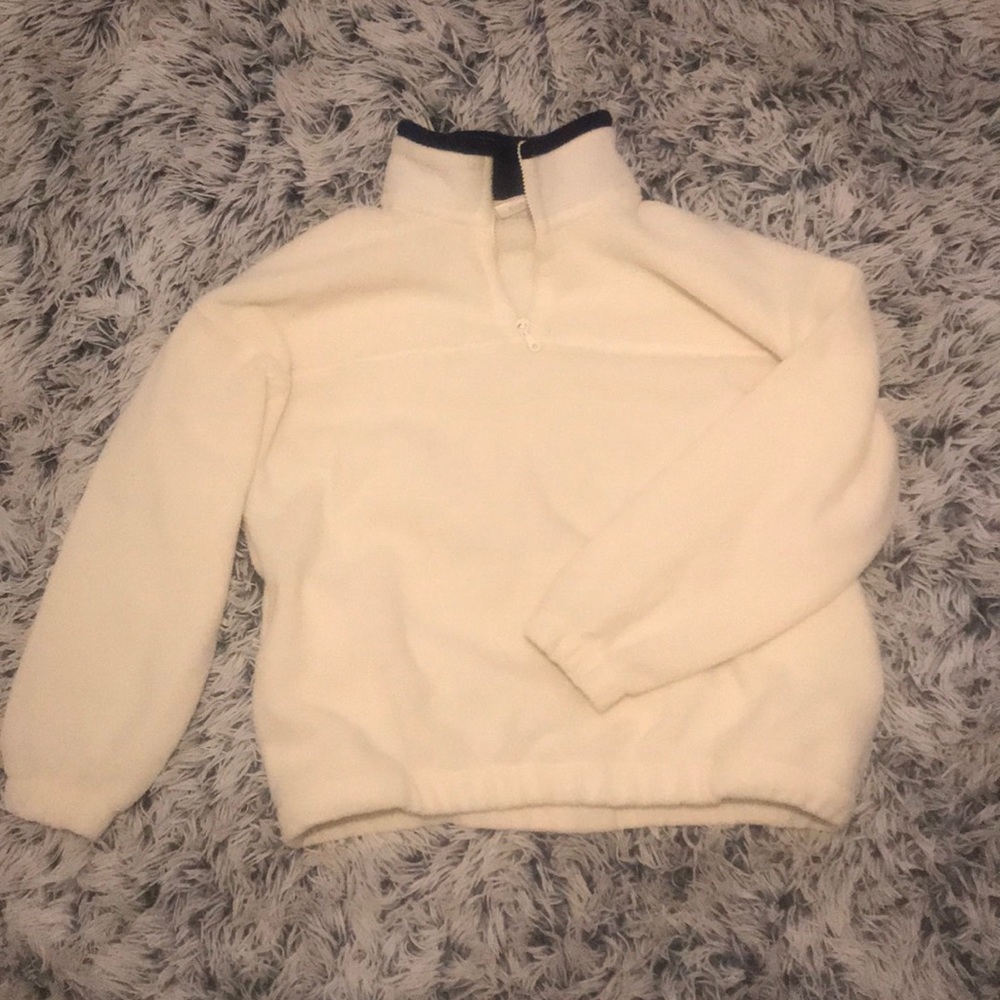 off white turtle neck fleece!